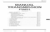 TRANSMISSION Workshop Manual FF M/T(E-W)mitsubishi-motors.kiev.ua/Manuals/Transmission/PWEE9508/22C.pdf · The transmission has several areas where the form-in-place gasket (FIPG)