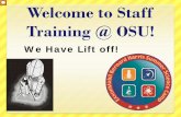Welcome to Staff Training @ OSU! - The Harris  · PDF fileWelcome to Staff Training @ OSU! ... training Post-staff training Post camp Youth Development ... It Before You Talk