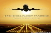 TRAINING TOMOROWS CAPTAINS - Openskies Flight … International Broacher.pdf · Approved by Civil Aviation Authority of Sri Lanka. ... English Language Requirements ... Text Books,