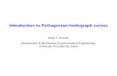 Introduction to Pythagorean-hodograph curves - COE … · Introduction to Pythagorean-hodograph curves ... Bezier control polygons of rational offsets offsets exact at any distance.