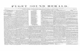 PUGET SOUND HERALD. - WA Secretary of State SOUND HERALD. AN INDEPENDENT FAMILY JOU3NAL-DEVOTED TO TUE INTERESTS OF WASHINGTON TERRITORY. VOL. I. STEILACOOM, WASHINGTON TERRITORY,