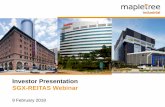 Investor Presentation SGX-REITAS Webinar/media/MIT/Investor Relations... · SGX-REITAS Webinar 9 February 2018 . 2 ... 2 Portfolio Highlights 3 Capital Management ... BTS project