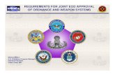 REQUIREMENTS FOR JOINT EOD APPROVAL OF … FOR JOINT EOD APPROVAL OF ORDNANCE AND WEAPON SYSTEMS. ... Automated Explosive Ordnance Disposal Publication System ... RSP …
