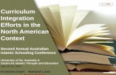 Curriculum Integration Efforts in the North American … Speak… ·  · 2017-07-14Curriculum Integration Efforts in the North American ... balanced development of every ... Graphic