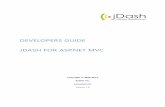 DEVELOPERS GUIDE JDASH FOR ASP.NET MVC · 4 © 2009-2014 Kalitte Inc. GETTING STARTED PRODUCT OVERVIEW JDash Asp.Net MVC is an Asp.Net MVC and JavaScript library which allows you