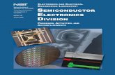 Electronics and Electrical Engineering Laboratory ... · Some of these projects are supported by the NIST National Semiconductor Metrology Program ... contains transistors, microprocessors,