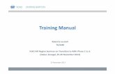 DP-11- Training Manual - International Civil Aviation …€¦ ·  · 2013-11-25Training Manual Roberta Luccioli TO/AIM ICAO AFI Region Seminar on Transition to AIM: Phase 1 to 3.