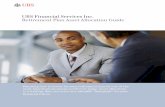 UBS Financial Services Inc. Retirement Plan Asset ... · UBS Financial Services Inc. Retirement Plan Asset Allocation ... Retirement Plan Asset Allocation Guide are current ... stock