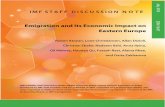 Emigration and Its Economic Impact on Eastern Europe · emigration and its economic impact on eastern europe international monetary fund 3 contents executive summary _____ 5