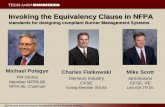 Invoking the Equivalency Clause in NFPA ·  · 2014-02-12Invoking the Equivalency Clause in NFPA ... Voting Member ISA 84 Mike Scott aeSolutions CFSE, PE ... (ISA TR 84.00.05) NFPA