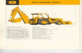 JD510 BACKHOE LOADER - John Deere JD510 BACKHOE LOADER SPECIFICATIONS (Specifications and design subject to change without notice. Wherever applicable, specifications are in accordance
