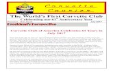 Corvette Courier Newsletter · The Corvette Courier July 2017 Page 5 Tour & Tasting at MurLarkey Distilled Spirits Towards the end of the ODCC All-Corvette Cruise-In in Manassas,