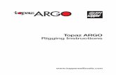 Topaz ARGO Rigging Instructions - Topper · TOPAZ ARGO RIGGING INSTRUCTIONS CONTENTS 02. Introduction ... for your own comfort and safety, ... the spinnaker chute, ...