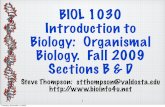 BIOL 1030 Introduction to Biology: Organismal Biology. …stevet/VSU/Bio1030/Fall09/18.Regulat… ·  · 2009-11-03Introduction to Biology: Organismal Biology. Fall 2009 ... Peptide