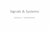 Signals & Systems - Kocaeli Üniversitesiehm.kocaeli.edu.tr/dersnotlari_data/aerturk/Signals & Systems/1... · Learning Outcomes •1) Analyze sinusoidal signals using their properties