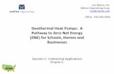 Geothermal Heat Pumps: A Pathway to Zero Net Energy … · Geothermal Heat Pumps: A Pathway to Zero Net Energy (ZNE) ... (Utilities) Home Performance Program ... Electrical Upgrade: