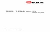 EBS 1500 series - martekonline.co.uk · EBS-1500 Series Printers User's Manual EBS Ink Jet Systems 2 20060920#3.1 ©2006 EBS Ink-Jet Systems GmbH, D-51588 Nümbrecht