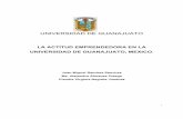 UNIVERSIDAD DE GUANAJUATO - Universitat de … Marco teórico 1.1 Definición de emprendedor y sus características. Antes de revisar las definiciones de emprendedor de diversos autores,