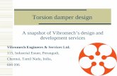 Torsion damper design -   damper design ... 115, Industrial Estate, Perungudi, Chennai, Tamil Nadu, India, 600 096 VESL 2002 Black Box Design  ... PPAP