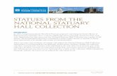 Statues froM the NatioNal Statuary Hall CollectioN iSitor CeNter TEACHER LESSON PLAN 1 TEACHER LESSON PLAN: StatueS from the NatioNal Statuary hall ColleCtioN Statues froM the NatioNal