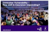 Consumer Vulnerability – How well is insurance … · Customer Vulnerability – How well is insurance responding? | Underwriting Faculty 3 Welcome This report represents the thoughts