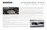 Cleaning Tips - Viking Range · RANGES / RANGETOPS / OVENS CLEANING TIPS GRATES/BURNER CAPS (sealed and open burners) After cooking, always wipe down grates and burner caps with a