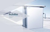 CATLOGO  CATALOGUE / 2017 - kide.  Kide 2017 El fro bajo control KIDE es un Grupo fabricante de cmaras frigorficas, paneles aislantes, puertas frigorficas, equipos frigorificos