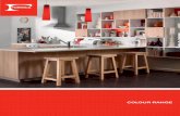 COLOUR RANGE - Magic Freeform Benchtops · FORMICA® COLOUR RANGE features a simple mix and ... Idyllic and benchtop in Formica Artemis Stone. Appliances by ... end panels and island