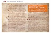Domesday Book: Day of Judgement - The National Archives · Lord of the Manor may have had his main residence there or on one of his other manors ... have been like for the ... Domesday