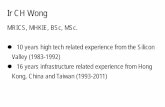 Ir CH Wong - THE HONG KONG INSTITUTE OF …€¦ ·  · 2016-09-11Ir CH Wong MRICS, MHKIE, BSc, ... or CESMM published by ICE. ... Microsoft Word - hkis cpd presentation slides.docx