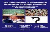 The determinants of international demand for UK … The determinants of international demand for UK higher education Foreword Linda Cowan, Managing Director (UK), Kaplan International
