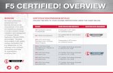 F5 CertiFied! Overview - F5 Networks | Secure … Center loCation Check pearsonvue.com/f5/locate to find an exam center near you. To request a new test center, fill out the Test Center