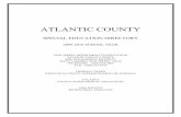 ATLANTIC COUNTY SPECIAL EDUCATION PROGRAMS AND SERVICES … · ATLANTIC COUNTY SPECIAL EDUCATION PROGRAMS AND SERVICES 2009-2010 This directory represents the approved special education