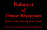 Rubaiyat of Omar Khayyam - Ningapi.ning.com/files/HWBMjQRE03U1TyV2trLBPXI7qF3XwN6Q0Jbv3M1... · 4 Rubaiyat of Omar Khayyam Rubaiyat of Omar Khayyam Rendered into English Verse by