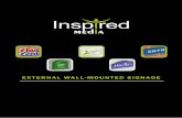 external wall-mounted signage - Inspired Media - Home Page External Wa… · plate and post signage product range In this brochure we present to you a range of external wall-mounted