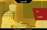 CADET PILOT 10 INTERVIEW WORKSHOP 2,682 - … 2 Learn To Fly has teamed up with Airline Captain Darren McPherson, to deliver this new and exciting Cadet Pilot Interview Workshop.