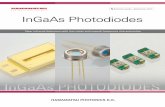 Selection guide - September 2017 InGaAs Photodiodes · InGaAs Photodiodes Selection guide - September 2017 Near infrared detectors with low noise and superb frequency characteristics