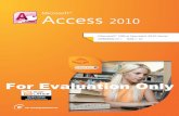 Microsoft Access 2010 - CCI Learningcontent.ccilearning.com/samples/3245-1_Access_2010_Lesson_01.pdfMicrosoft® Access 2010 Microsoft® Office Specialist 2010 Series COURSEWARE 3245–1