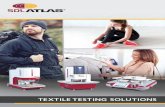 TEXTILE TESTING SOLUTIONS - SDL Atlas testing and laboratory equipment products best and provide valuable assistance and guidance in their applications to benefit customers.