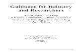 Guidance for Industry and Researchers - U S Food and … · Guidance for Industry and Researchers ... Food and Drug Administration ... What Constitutes Basic Science Research? 2 What
