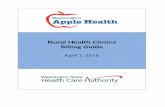 Rural Health Clinics Billing Guide - Washington State … Health Clinics Billing Guide April 1, 2016 2 About this guide* This publication takes effect April 1, 2016 and supersedes