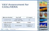 V&V Assessment for CASL/VERA - Department of … Introduction • Scope of Assessment – Challenge Problems – Capability vs Credibility – PCMM and Evidence • Challenge Problem