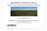 MINING PROPOSAL - epa.wa.gov.au · book area or a bush forever site? N 37 Will the mining proposal impact upon a water ... ð•Site geologist and pit ... material will be delivered