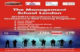 The Management School Londonthemanagementschool.com/docs/2014 2015 TMS.pdfAccra (Ghana), Dubai ... accredited by The British Accreditation Council for ... (Institute of Leadership