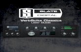 VerbSuite Classics - User Guide v2 - Slate Digitaldownload.slatedigital.com/vsc/Slate Digital VerbSuite Classics... · VerbSuite Classics - User Guide 9 Reverb Units VerbSuite Classics