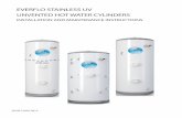 EVERFLO STAINLESS uV uNVENTEd HOT WATER … · EVERFLO STAINLESS uV uNVENTEd HOT WATER CyLINdERS ... 01 EVERFLO STAINLESS uV uNVENTEd HOT WATER CyLINdERS PAGE ... from the Heating