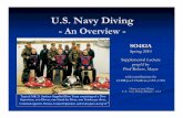 -An Overview - - United States Naval Academy Overview - * *Source of most Photos: U.S. Navy Diving Manual –rev 6 Typical MK 21 Surface-Supplied Dive Team consisting of a Dive Supervisor,