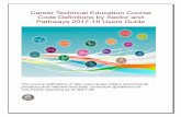 Career Technical Education Course Code Definitions by ... · Career Technical Education Course Code Definitions by Sector and ... Engineering and Heavy Construction ... develop basic