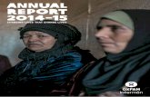 Annual Report 2014-15 - Amazon Web Services · 0XFAM INTERMÓN ANNuAL REpORT 2014-2015 1 Annual ... tion reaches almost a million Syrians, ... the EU’s weak agreement on the Financial