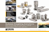 Subsea Coupling Solutions - Comoso - Home Coupling Solutions Plate and Cartridge Mountable Stab Couplings, ROV and Diver-Mateable Connections, Related Products Catalog 3800-Subsea